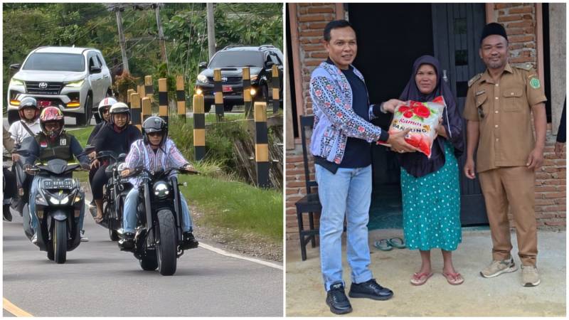 Sore Ramadan di Onembute, Bupati Konawe Turun Langsung Bagi Sembako dan Dengar Keluhan Warga