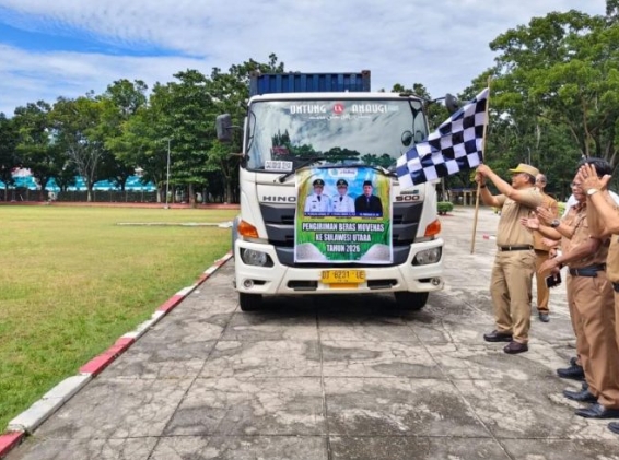Dukung Ketahanan Pangan Nasional Bupati Konawe Kirim Beras ke Sulawesi Utara 