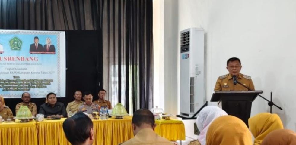 Wabup Konawe Buka Musrenbang Empat Kecamatan, Tekankan Percepatan dan Kebutuhan Riil Masyarakat