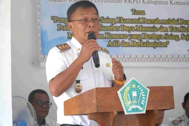 Wabup Konawe Resmi Buka Musrenbang Kecamatan, Fokus Infrastruktur, Pertanian, dan SDM
