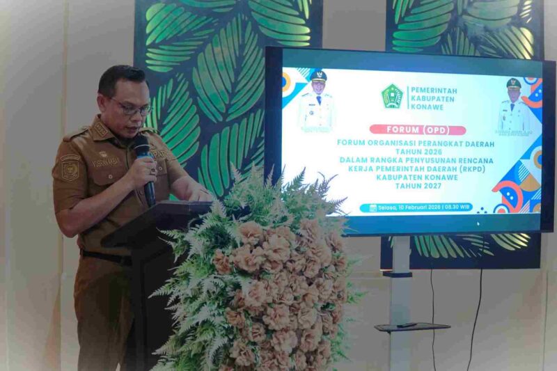 Forum OPD RKPD 2027 Digelar, Bupati Konawe Tekankan Perencanaan Pembangunan yang Terukur