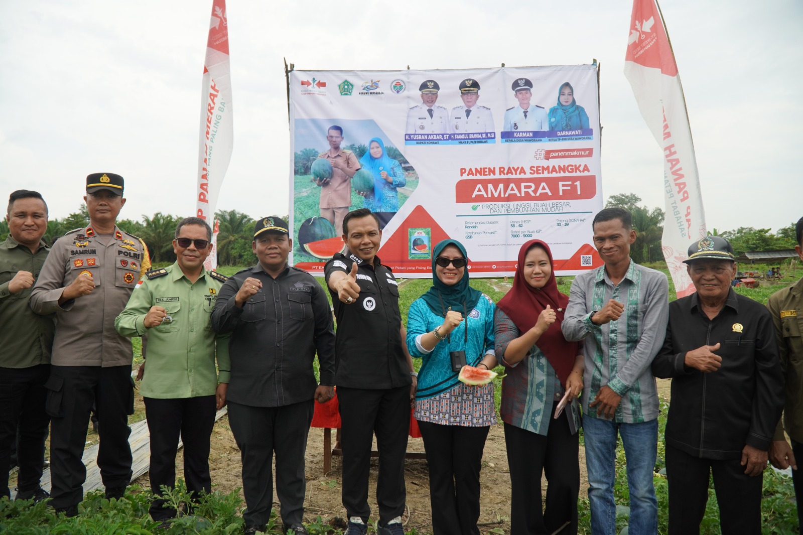 Emas Hijau dari Waworaha: Diplomasi Agraria Bupati Yusran Akbar di Lahan Semangka