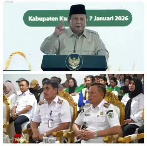 Bupati Yusran Akbar dan Forkopimda Konawe Ikuti Panen Raya Nasional bersama Presiden Prabowo