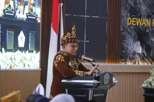 Bupati Yusran Akbar Paparkan Strategies Pembangunan Serta Lonjakan Ekonomi di Rapat Paripurna HUT Konawe ke-66
